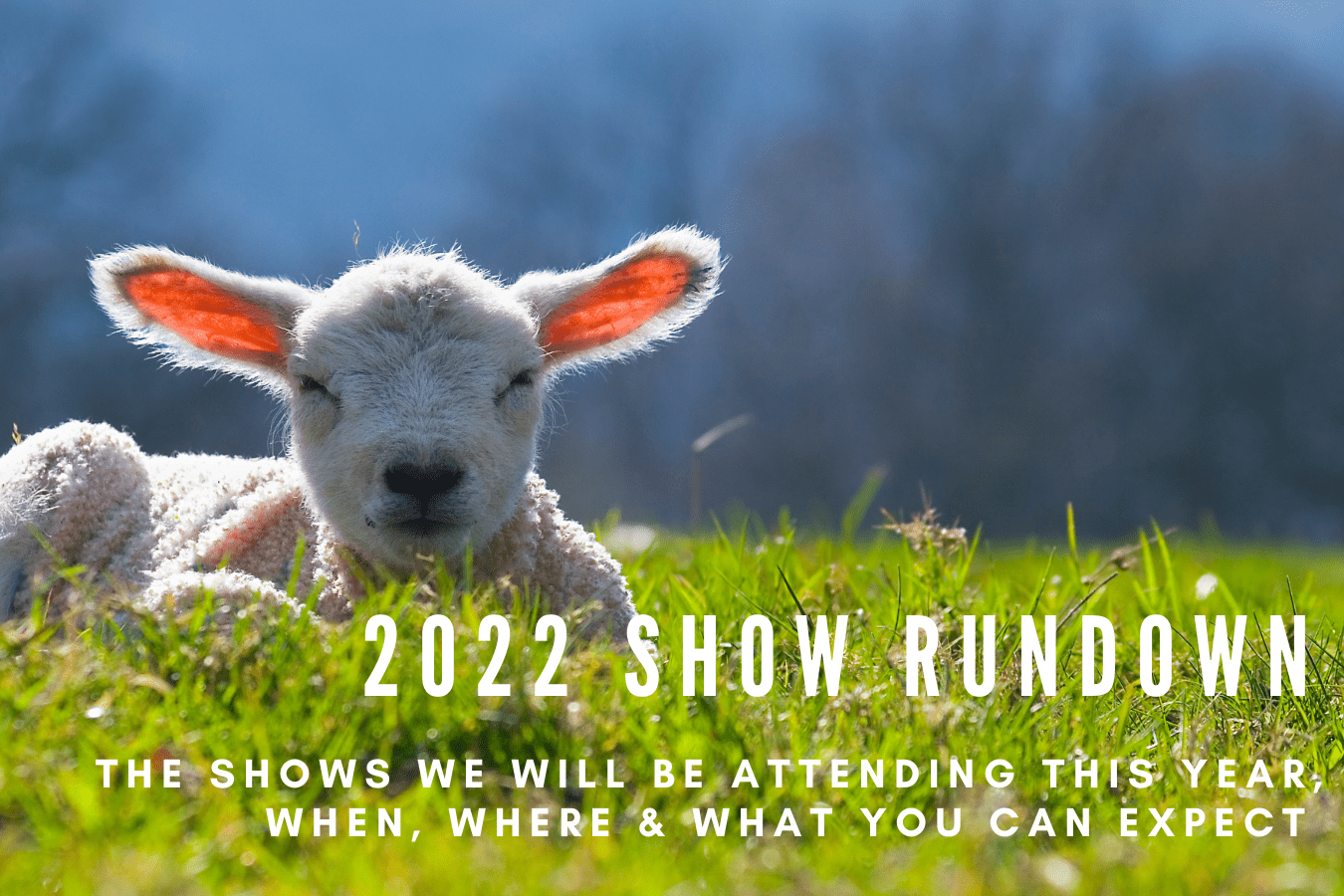 2022 Show Rundown: The Shows we will be attending this year, when, where & what you can expect.